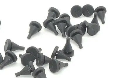 Buy 3mm X 8mm Rubber Push In Ridged Stem Bumpers  Fits 1.6mm Panels  25 Per Package • 11.79$