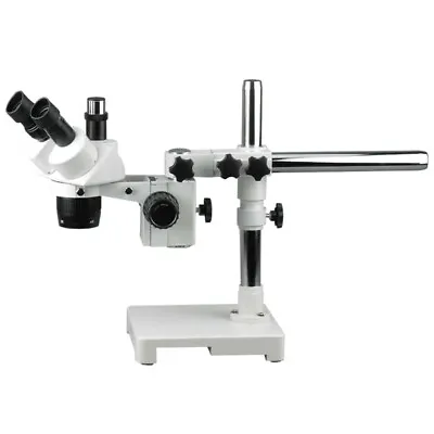 Buy AmScope 5X-10X-15X-30X Trinocular Stereo Microscope With Single Arm Boom Stand • 344.99$