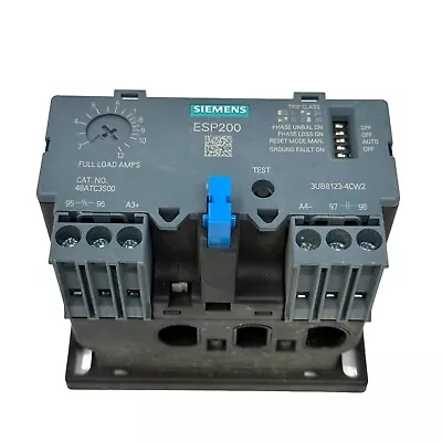 Buy Siemens ESP200 3UB8123-4CW2 Solid State Overload Relay 3-12A 3-Phase Size A1 • 99.94$