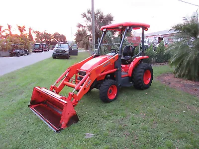 Buy Kubota L39 Tractor GST 4x4 39 Hp 2441 Hrs Loader 3 Pt Hitch Remote Fr Hydraulics • 15,750$