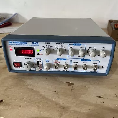 Buy Nice BK Precision 4003A 4MHz Function Generator With 60MHz Autorange Counter #7E • 219.99$