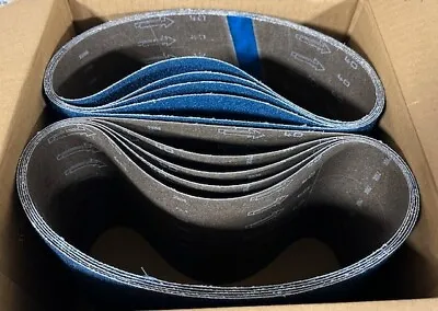 Buy Blue Zirconia 8  X 29.5  40 Grit Sanding Belts - Hummel, Bona & More (Box Of 10) • 58.57$