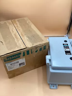 Buy Houston Stock New Siemens Hf321nx Disconnect Safety Switch 30 A Free Shipping • 366$