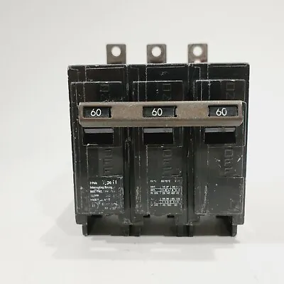 Buy SIEMENS Circuit Breaker: 60 A Amps, 240V AC, Three Phase, 10kA At 120V AC • 124.49$