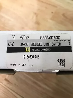 Buy NIB Square D 9007MSO1G0300 Industrial Control System • 35.99$
