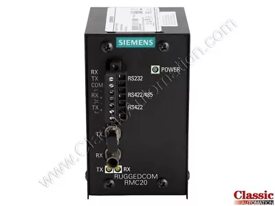 Buy Siemens | 6GK6002-0AC03-0AA0 | RUGGEDCOM RMC20 Media Converter  (Refurbished) • 492$