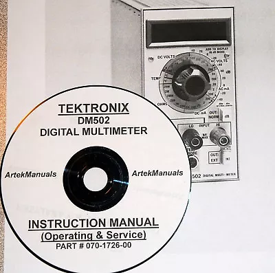 Buy Tektronix Operating & Service Manual For The DM502 Digital Multimeter • 7.50$