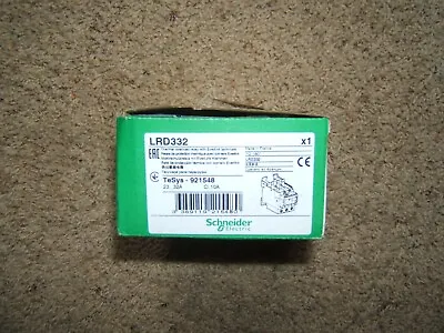 Buy Schneider Electric LRD332 Thermal Overload Relay W/ Everlink Terminals TeSys NEW • 47$