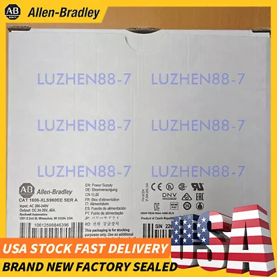 Buy NEW Allen Bradley 1606-XLS960EE 24 VDC 960W Power Supply New Input 200-240VAC • 735$