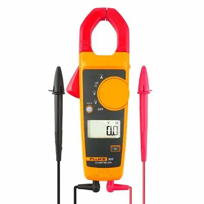 Buy Fluke 303 Handheld Clamp Meter AC/DC 600A 30mm 4000Ω With Backlight Data Hold • 277.35$