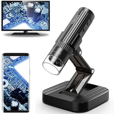 Buy TOMLOV Wireless WiFi Digital Microscope Camera 1000X Coin Magnifier Video Photo • 36.99$