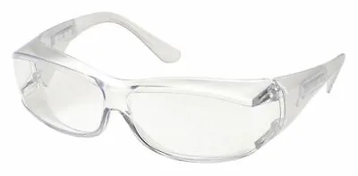 Buy Delta Plus OVR Specs III Safety Glasses Over Fit Glasses/Clear Lens Z87.1 • 5.75$
