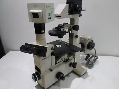 Buy Olympus IMT-2 Inverted Phase Contrast Microscope W/ 6 OBJECTIVES! • 1,275$