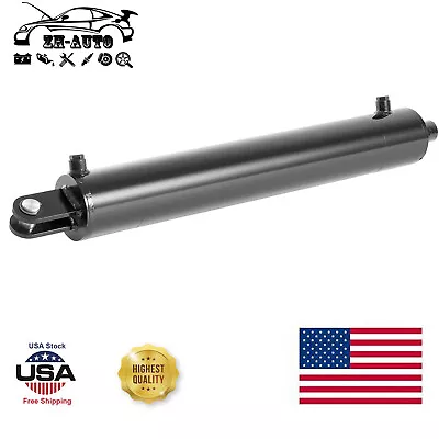 Buy Hydraulic Cylinder Welded Double Acting 4  Bore 24  For Log Splitter 3500 PSI • 349.91$