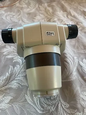 Buy Nikon SMZ-1 Stereoscopic Microscope Head W/ Eyepieces • 109$