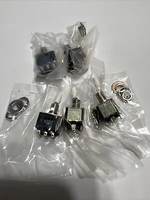 Buy 5 LOT ALCO MST315D MINI TOGGLE SWITCH 2 Position 3 Circuit ON-ON 5A 115V Japan • 10$