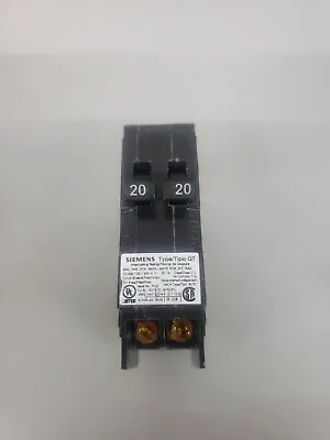 Buy New No Box! Siemens Q2020 Tandem 20-Amp 120/240V Plug-In Circuit Breaker • 17.09$