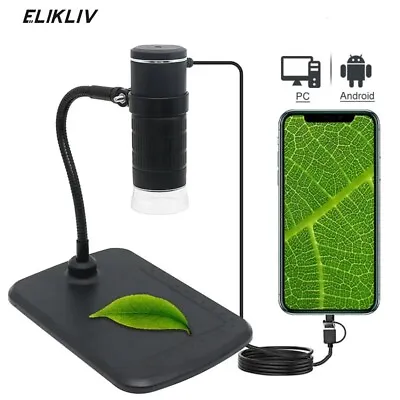 Buy Elikliv 1000X USB Digital Microscope LED Watch Jewelry Coin Magnifier Loupe • 24.99$