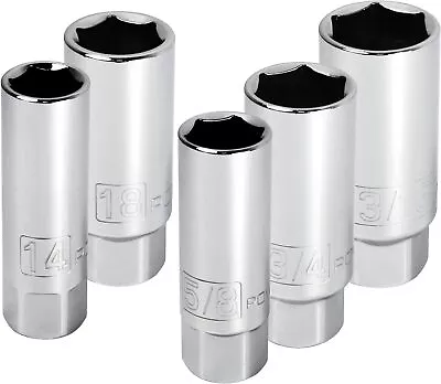 Buy Powerbuilt 3/8-Inch Drive Spark Plug Socket Set, 6 Point, Plug, Grey  • 16.15$