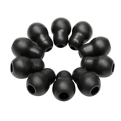 Buy 10Pcs Silicone Black Soft Eartips Earplug Earpieces For Littmann Stethoscope G • 9.79$