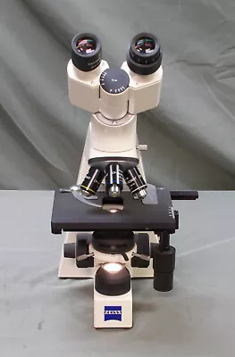 Buy Zeiss Axiostar Plus Microscope W/ Objectives (R15) • 395$