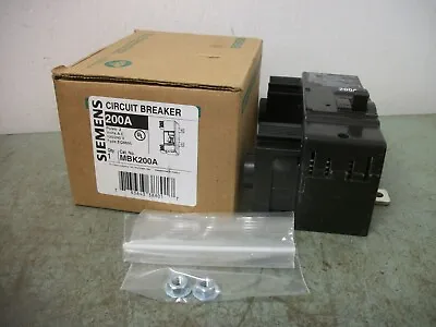 Buy Siemens Eq8695 Circuit Breaker Mbk200a 200amp 240volt 2pole Nib • 99.99$
