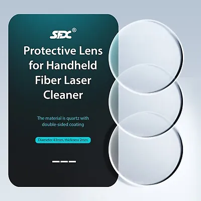 Buy US Stock 10PCS Protective Lens For SFX Laser Cleaning Machine Laser Rust Removal • 199$