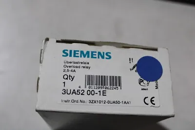 Buy Siemens NSB 3UA5200-1E Relays EA • 18.77$