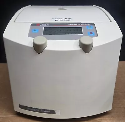 Buy Beckman Coulter MicroFuge 18 Centrifuge With 24-Tube Rotor & Lid F241.5P 367160 • 295$