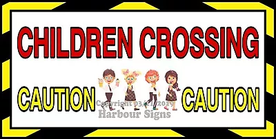 Buy (CHOOSE YOUR SIZE) Children Crossing DECAL Ice Cream Concession Truck Sticker  • 13.99$