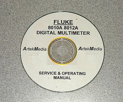 Buy FLUKE 8010A 8012A DMM Instruction (Oper /Service) Manual • 7.50$