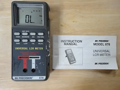 Buy BK Precision 878 Universal LCR Meter With Instruction Manual • 31$