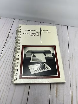 Buy HP 7475A Graphics Plotter Operation And Interconnection Manual 1986 • 21.98$