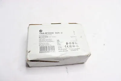 Buy Allen-Bradley Miniature Circuit Breaker 1-Pole 4A 240VAC 48VDC 1489-M1D040 • 33.89$