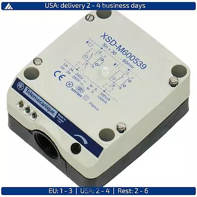Buy XSDM600539 (061998) SCHNEIDER ELECTRIC, Inductive Sensor 60mm NO/NC ............ • 160.46$