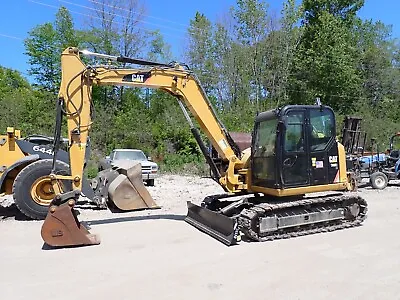 Buy 2015 Caterpillar 308E2 CR Hydraulic Excavator RUNS STRONG! Q/C A/C Hammer Lines! • 54,500$