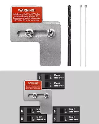 Buy Generator Interlock Kit Fit For Siemens 100 Amp Murray 100 Amp Panels Breaker • 48.55$