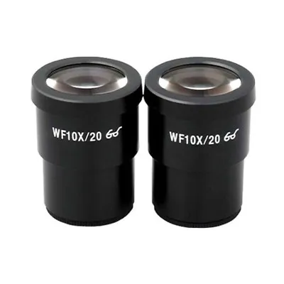 Buy AmScope Pair Of 10X Super Widefield Viewing Microscope Eyepieces (30mm Mount) • 42.99$