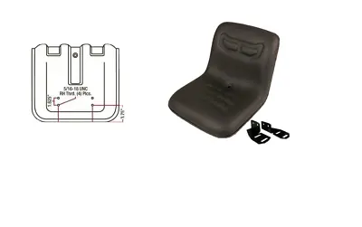Buy Compact Tractor Seat Fits Yanmar, John Deere, Case, Oliver & Multiple Others • 90$