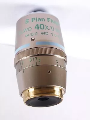 Buy NIKON S Plan Fluor ELWD 40x Ph2 ADM Phase Contrast Eclipse Microscope Objective • 1,249.99$