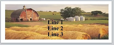 Buy Personalized Address Labels Country Barn Silos Buy 3 Get 1 Free (jx 8) • 2.95$