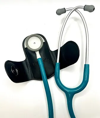 Buy Stethoscope Holster Magnetic Closure Hip Clip W/Belt Loops Pocket & Bell Holder • 24.99$