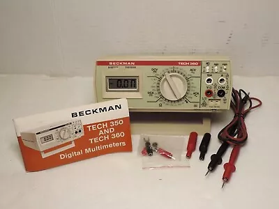 Buy  Beckman TECH 360 Digital Bench Multimeter TESTED  • 89.99$