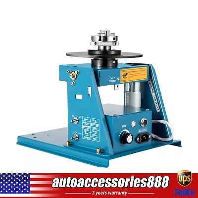 Buy 3 Jaw Welding Turntable Turntable Manipulator Welding Positioner Rotary Table  • 264.34$