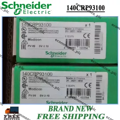 Buy NEW SCHNEIDER 140CRP93100 Schneider Electric Modicon RIO Head Module 140CRP93100 • 282.99$