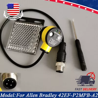 Buy For Allen Bradley 42EF-P2MPB-A2 10-30VDC 200mA PNP Photoelectric Switch Sensor • 41.23$