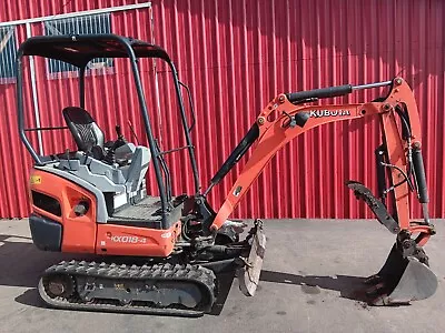Buy 2018 Kubota Kx018-4 Mini Excavator Adjustable Tracks, Hydraulic Thumb, Coupler  • 24,995$