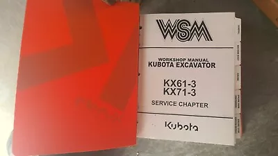 Buy Kubota KX61-3 And KX71-3 Service Manual • 50$