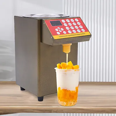 Buy 8L 500W Fructose Dispenser Bubble Tea Equip Quantitative Machine Coffee Shop • 156.75$