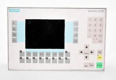 Buy Siemens Simatic OP27 Operator Panel 6AV3627-1JK00-0AX0 USED • 399.99$